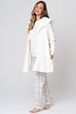 CASACO FEMININO EM FLEECE OFF WHITE - CHOCOMENTA CASACO FEMININO EM FLEECE OFF WHITE