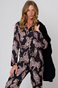 PIJAMA AMERICANO TOQUE DE SEDA FEMININO - NOBRE PRINT DETALHES