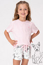 PIJAMA DE ALGODÃO INFANTIL MENINA - AUAUMIGOS PIJAMA DE ALGODÃO INFANTIL MENINA - AUAUMIGOS