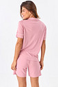 PIJAMA AMERICANO CURTO - CLÁSSICOS DE VISCOSE ROSÊ