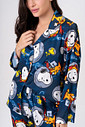 PIJAMA AMERICANO LONGO ACETINADO - SNOOPY NAUTA PIJAMA AMERICANO LONGO ACETINADO - SNOOPY NAUTA