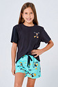 PIJAMA CURTO JUVENIL MENINA DE ALGODÃO - PATOLINO CRAZY