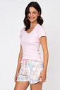 PIJAMA FEMININO CURTO EM ALGODÃO COELHOS