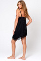 CAMISOLA COM RENDA SLEEP DRESS PRETA - CLÁSSICO ACETINADO SLEEP DRESS