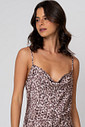 CAMISOLA CURTA TOQUE DE SEDA ANIMAL PRINT - NOBRE PRINT DETALHES