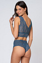 CALCINHA EM RENDA CILTURA ALTA - LINGERIE GREEN LUCK COSTAS