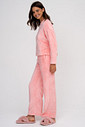 PIJAMA LONGO EM FLEECE ROSA - LADO