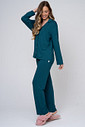 PIJAMA FEMININO AMERICANO EM VISCOSE - CLÁSSICO VISCOSE GREEN LUCK LADO