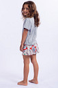PIJAMA CURTO INFANTIL MENINA  ALGODÃO - NATAL PERNALONGA PIJAMA CURTO INFANTIL MENINA  ALGODÃO - NATAL PERNALONGA
