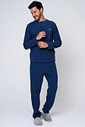 PIJAMA LONGO MASCULINO AZUL - CLÁSSICO SOFT MASCULINO FRENTE