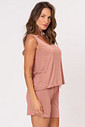 PIJAMA REGATA FEMININO - CLÁSSICOS DE VISCOSE MOCHA MOUSSE