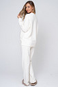 CONJUNTO ABRIGO DE MOLETOM OFF WHITE - SAFARI COSTAS