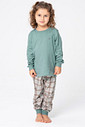 PIJAMA LONGO DE MALHA INFANTIL UNISSEX - MOCACCINO PIJAMA LONGO DE MALHA INFANTIL UNISSEX - MOCACCINO