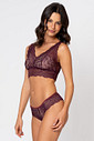 CALCINHA EM RENDA - LINGERIE BOLD WINE LADO