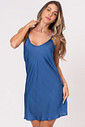 CAMISOLA ACETINADA - CLÁSSICOS ACETINADOS NIGHT BLUE CAMISOLA ACETINADA - CLÁSSICOS ACETINADOS NIGHT BLUE