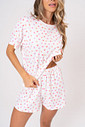 PIJAMA CURTO CORAÇÕES - GIFTS FÉRIAS