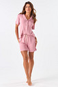 PIJAMA AMERICANO CURTO - CLÁSSICOS DE VISCOSE ROSÊ
