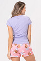 PIJAMA CURTO RIBANA E SHORT ACETINADO - COOKIES