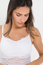 TOP DE RENDA FAIXA BRANCO - ETERNO LINGERIE TOP DE RENDA FAIXA BRANCO - ETERNO LINGERIE