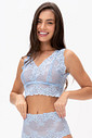 TOP EM RENDA ALÇAS LARGAS - LINGERIE LIGHT BLUE TOP EM RENDA ALÇAS LARGAS - LINGERIE LIGHT BLUE