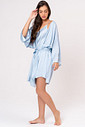 ROBE ACETINADO - CLÁSSICOS ACETINADOS LIGHT BLUE ROBE ACETINADO - CLÁSSICOS ACETINADOS LIGHT BLUE