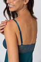SHORT DOLL EM VISCOSE E RENDA - CLÁSSICO VISCOSE GREEN LUCK COSTAS DETALHES