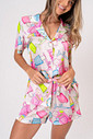 PIJAMA AMERICANO ACETINADO CURTO - CUTE PAPER PIJAMA AMERICANO ACETINADO CURTO - CUTE PAPER