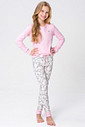 PIJAMA DE RIBANA LONGO JUVENIL MENINA - PET COLORS PIJAMA DE RIBANA LONGO JUVENIL MENINA - PET COLORS