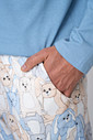 PIJAMA MASCULINO LONGO COELHOS - BOM DIA, PRA QUEM? PIJAMA MASCULINO LONGO COELHOS
