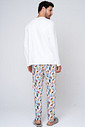 KIT PIJAMA LONGO LOONEY BOX E ROBE DE SOFT PRETO COSTAS PIJAMA