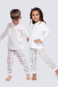 PIJAMA LONGO INFANTIL UNISSEX XADREZ