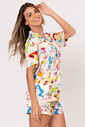 PIJAMA AMERICANO ACETINADO - LOONEY NIGHT PIJAMA AMERICANO ACETINADO - LOONEY NIGHT