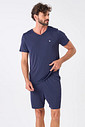 PIJAMA MASCULINO AZUL MARINHO GELADINHO PIJAMA MASCULINO AZUL MARINHO GELADINHO