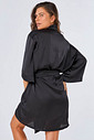 ROBE FEMININO CURTO TOQUE DE SEDA PRETO - ETERNO FEMININO ROBE FEMININO CURTO TOQUE DE SEDA PRETO - ETERNO FEMININO