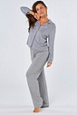 PIJAMA LONGO AMERICANO FEMININO - VISCOSE MESCLA PIJAMA LONGO AMERICANO FEMININO - VISCOSE MESCLA