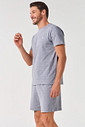 KIT PIJAMA AMERICANO CURTO E PANTUFA pijama lado