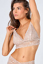 TOP TRIÂNGULO DE RENDA NUDE - ETERNO LINGERIE TOP TRIÂNGULO DE RENDA NUDE - ETERNO LINGERIE