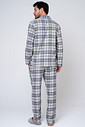 PIJAMA LONGO XADREZ AMERICANO UNISSEX - SNOOPY LOVERS COSTAS HOMEM