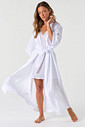 ROBE LONGO OFF-WHITE TOQUE DE SEDA - ETERNO FEMININO ROBE LONGO OFF-WHITE TOQUE DE SEDA - ETERNO FEMININO