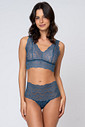 TOP EM RENDA ALÇA LARGA - LINGERIE GREEN LUCK FRENTE