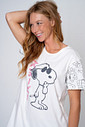 CAMISOLA MANGA CURTA ALGODÃO - SNOOPY COLOR CAMISOLA MANGA CURTA ALGODÃO - SNOOPY COLOR