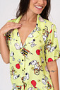 PIJAMA AMERICANO ACETINADO CURTO - SNOOPY'S DAY PIJAMA AMERICANO ACETINADO CURTO - SNOOPY'S DAY