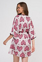 ROBE ACETINADO CORAÇÕES PRINT - DOCE FELINA