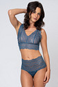 CALCINHA EM RENDA CILTURA ALTA - LINGERIE GREEN LUCK FRENTE