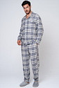 PIJAMA LONGO XADREZ AMERICANO UNISSEX - SNOOPY LOVERS HOMEM FRENTE
