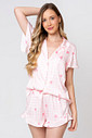 PIJAMA TOQUE DE SEDA CURTO AMERICANO - BAILARINA