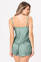 SHORT DOLL ACETINADO - CLÁSSICOS ACETINADOS VERDE JADE