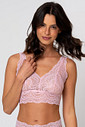 TOP DE RENDA ALÇA LARGA - LINGERIE PINK GLOSS TOP DE RENDA ALÇA LARGA - LINGERIE PINK GLOSS