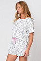 PIJAMA CURTO ESTAMPADO FEMININO ALGODÃO - SNOOPY COLOR PIJAMA CURTO ESTAMPADO FEMININO ALGODÃO - SNOOPY COLOR