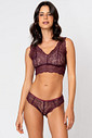 CALCINHA EM RENDA - LINGERIE BOLD WINE FRENTE